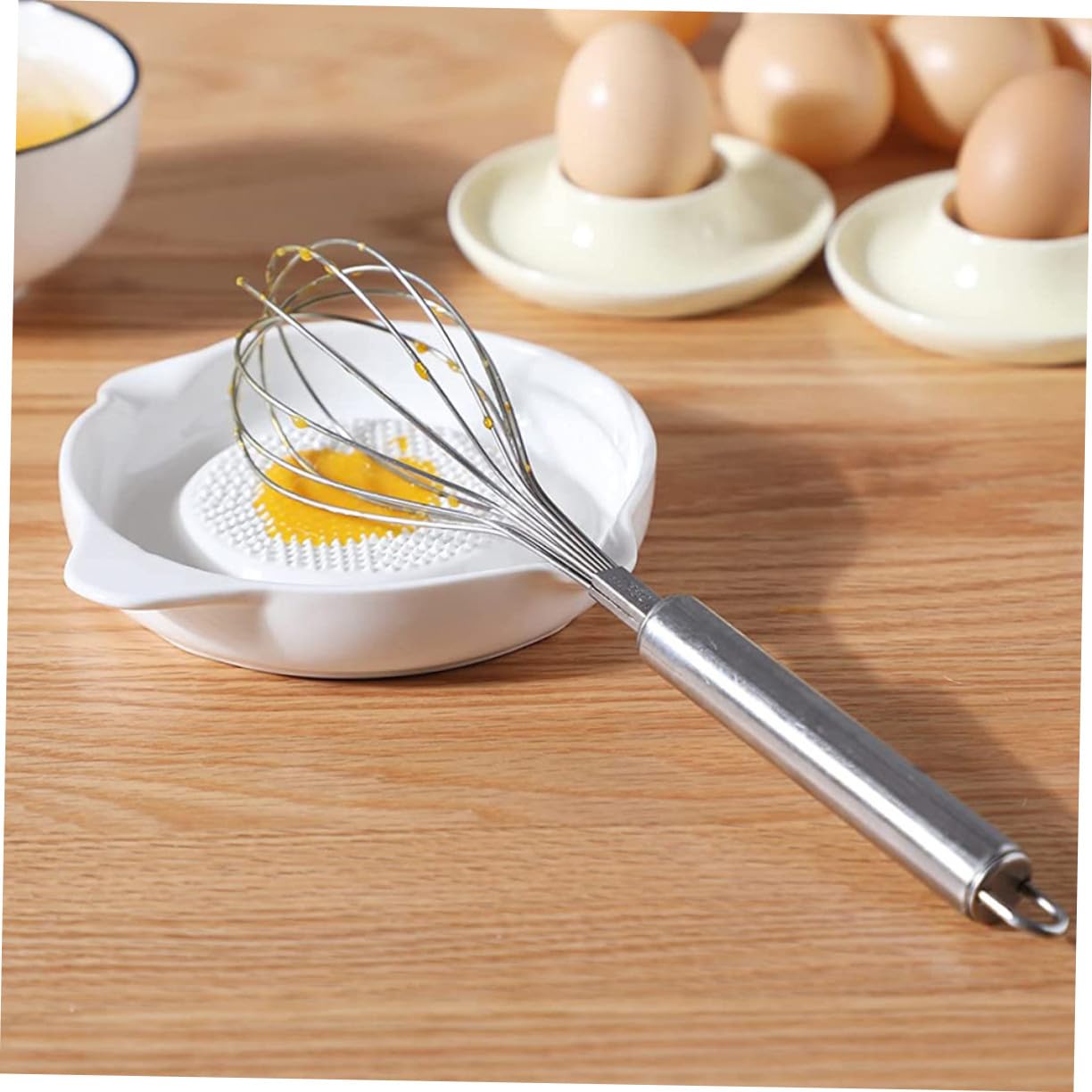 iplusmile 2pezzi Grattugia Per Aglio e Radice Tritatutto in Ceramica Resistente All Usura Multifunzione Per Uso Domestico Macina Verdure e Spezie in Piccoli