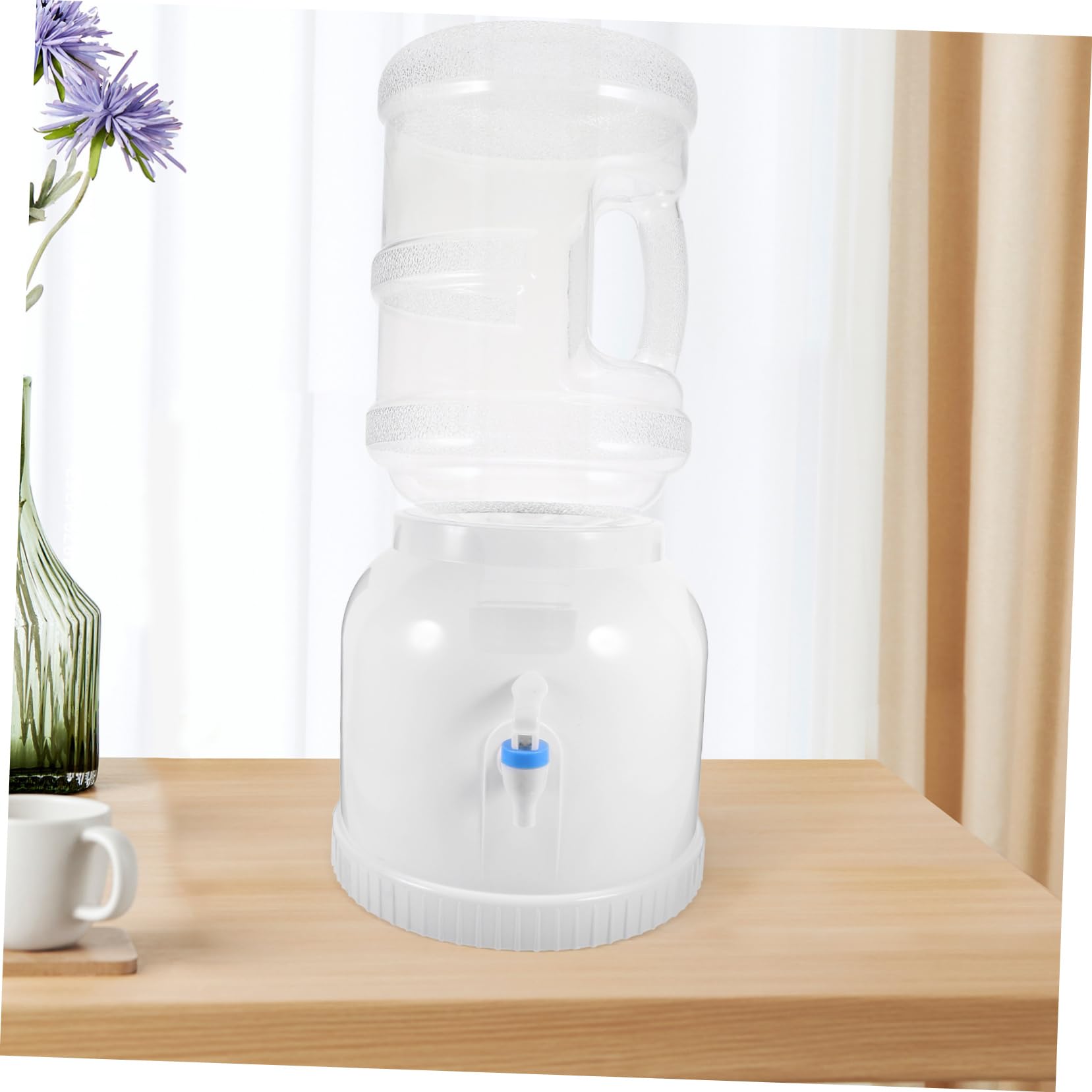 Dispensador de Agua Galón Portátil para Escritorio, Plástico Blanco