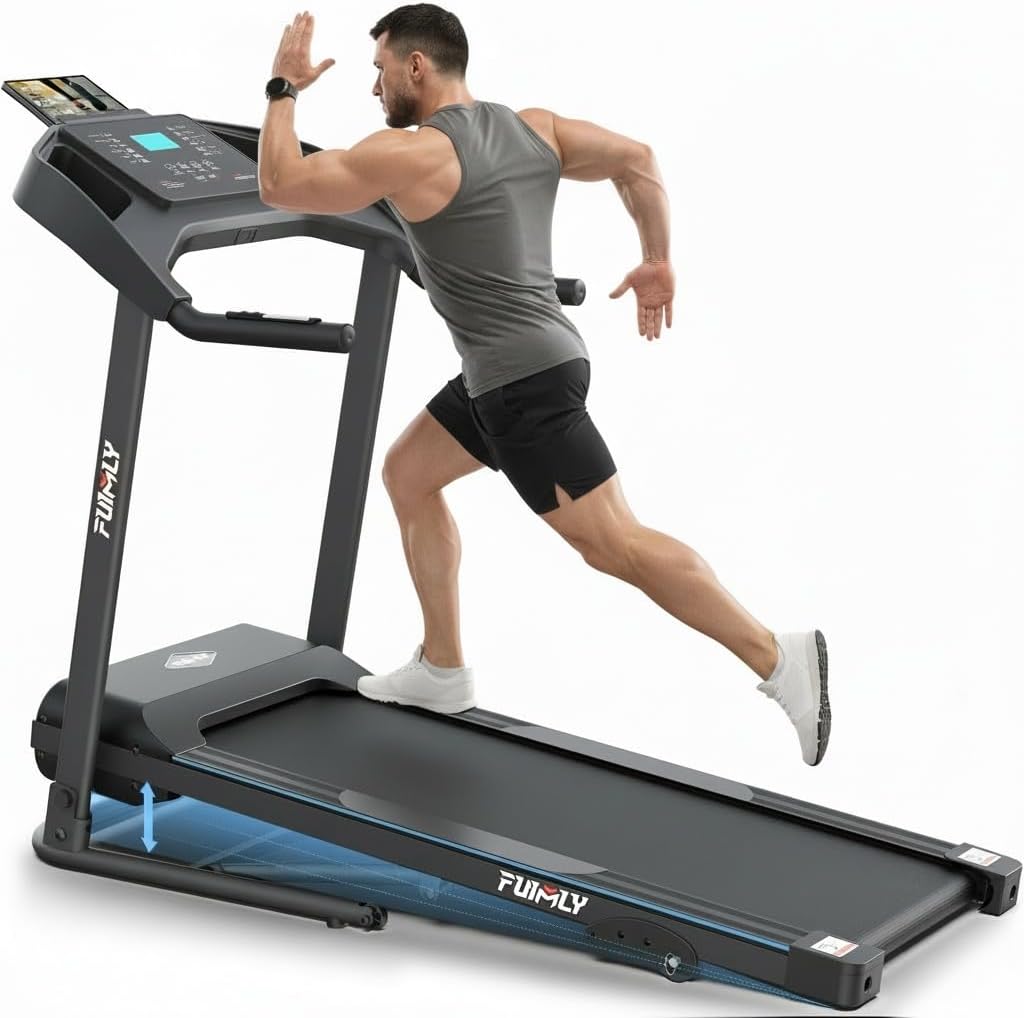 Caminadora Eléctrica Plegable 3.5HP con Inclinación Negra