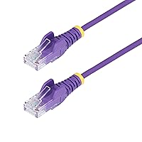 StarTech.com Cavo Ethernet CAT6 Viola da 7m; Patch UTP con Plug RJ45 Antigroviglio
