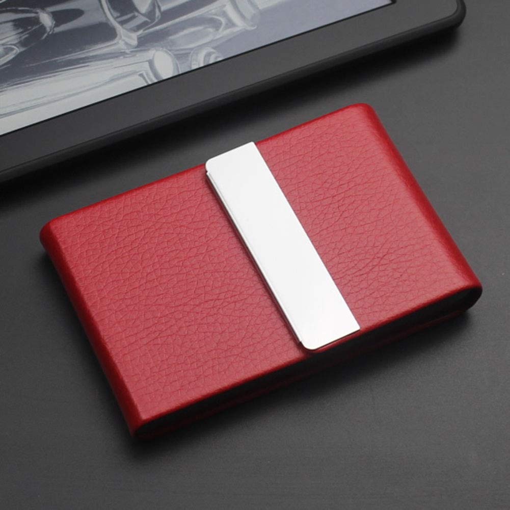 Skórzane etui na papierosy Ultra cienkie przenośne etui ze stali nierdzewnej z klapką， metalowe pudełko na papierosy dla mężczyzn， może pomieścić 7 sztuk，