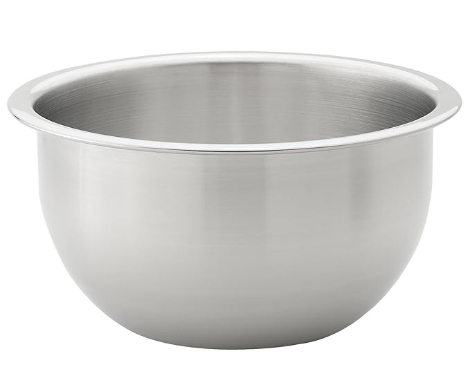 HIC Essential Mixing Bowl, , 18/8 Stainless Steel, 4 quart Capacity