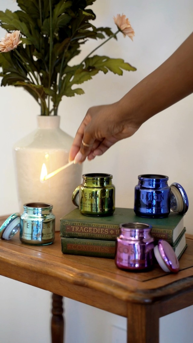 Amazon.com: Paddywax Chroma Scented Candle with Lid in Reusable