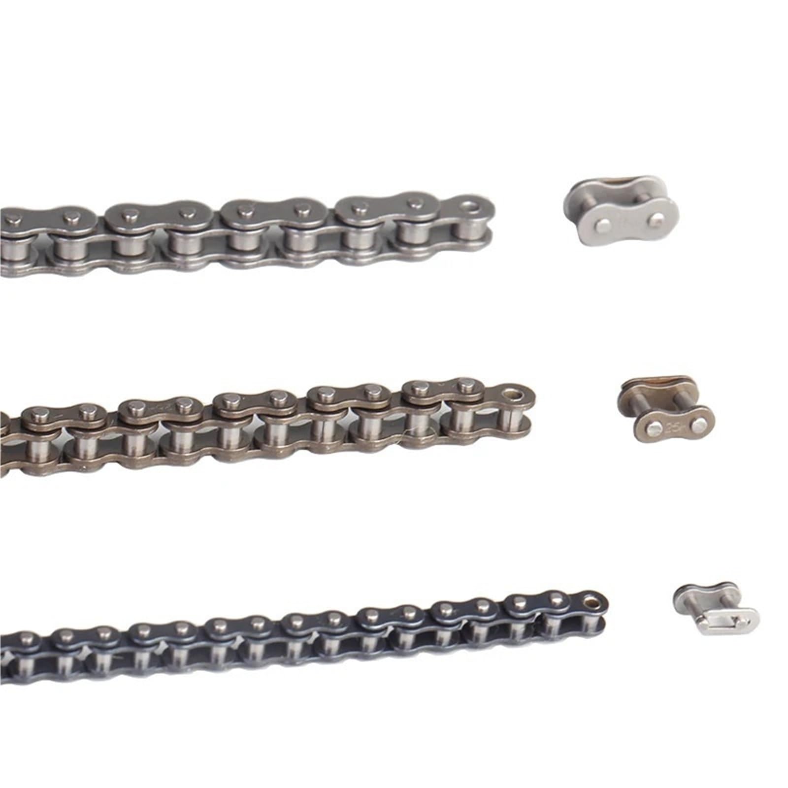 Rollenkette Aus Kohlenstoffstahl 1PCS 1/1,5/5 Meter Lange Kleine Industrielle Antriebskette Einreihige Übertragungskette 03C 04B 04C 05B(03C-1 1Meter)