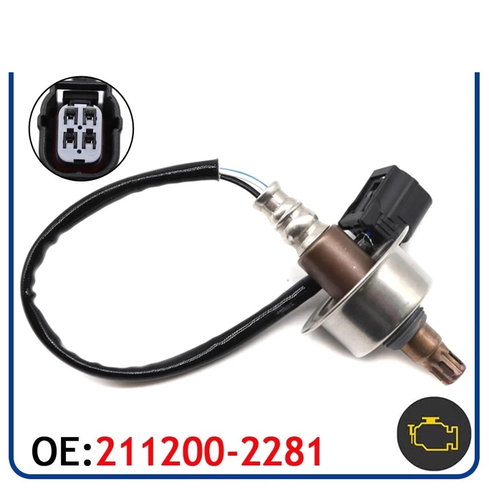 paliwasonda lambda Pasuje do HONDA CIVIC 2006-2014 1.8L 211200-2281 Sonda tlenowa O2 Lambda STOSUNEK POWIETRZA DO PALIWA 36531-RNA-A01 36531 A01 czujnik tlenu