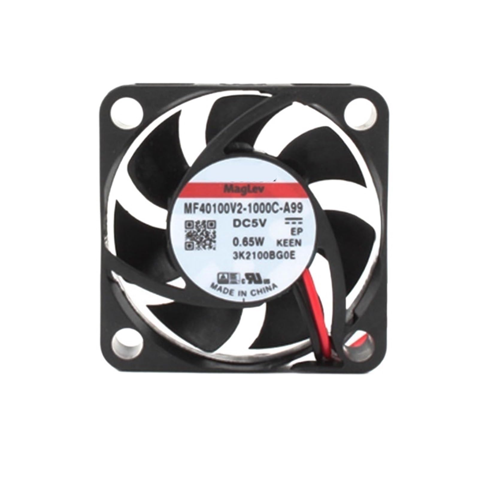 UITGVDQAT MF40100V2-1000C-A99 MF40100V2-1000U-A99 Cooling Fan 5VDC 0.65W 40x40x10mm 2-Wire(MF40100V2-1000U-A99)