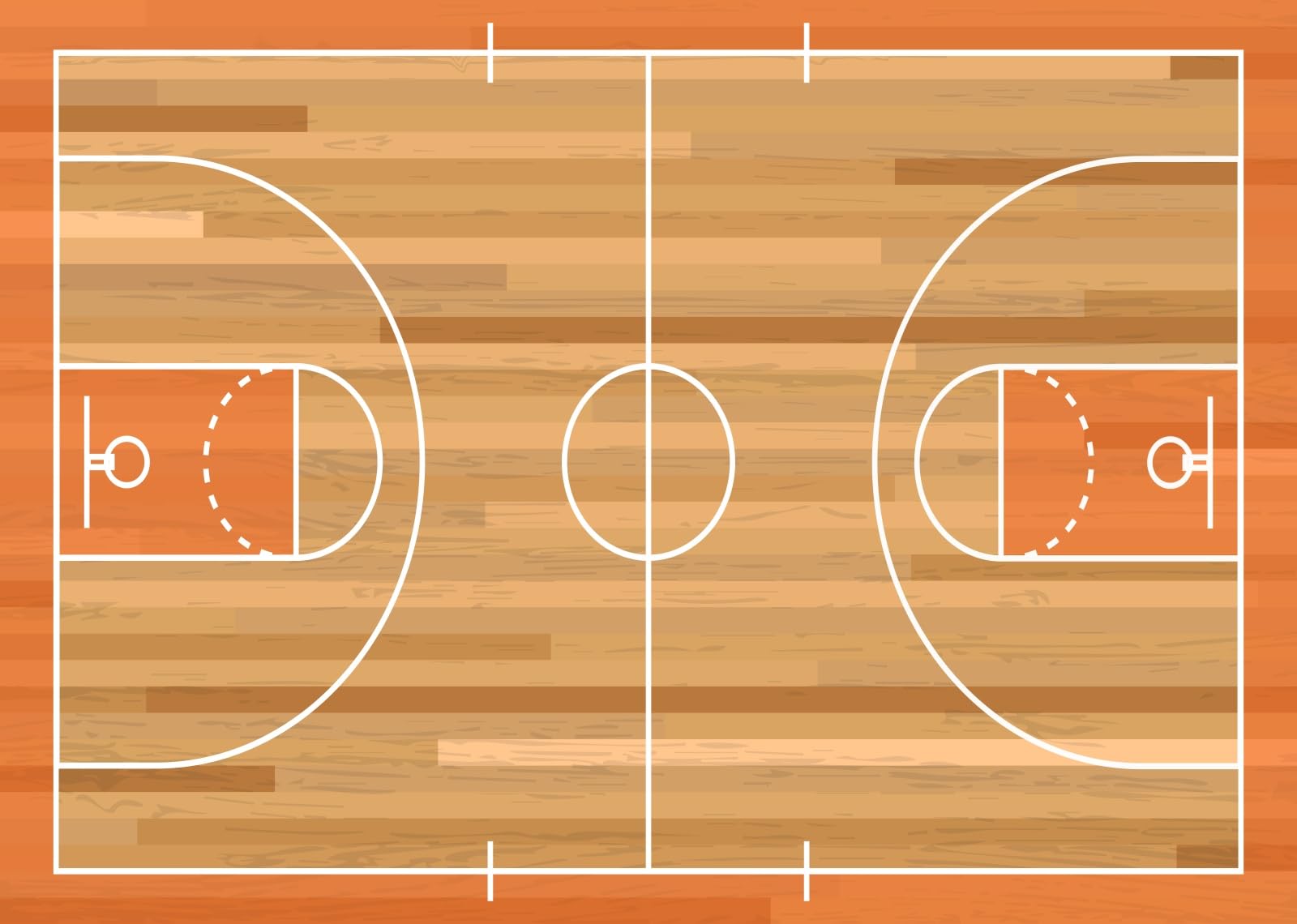 BELECO 3.6x3m Telo sfondo campo da basket | Pallacanestro texture legno sfondo tema sport decorazione compleanno bimbi banner studio foto