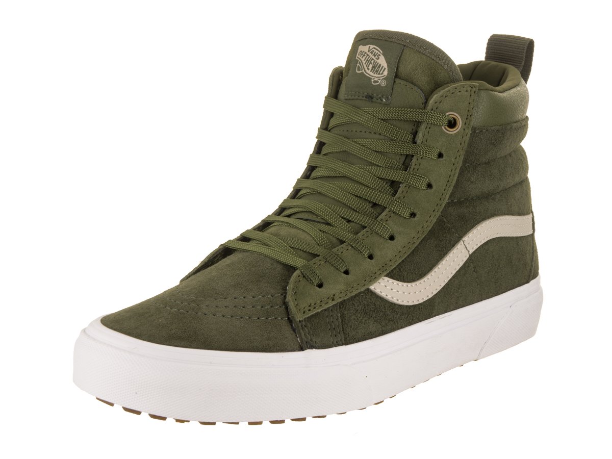 Vans Men's Sk8-Hi Sneaker, Green (Mte/Winter Moss/Military), 9.5 UK