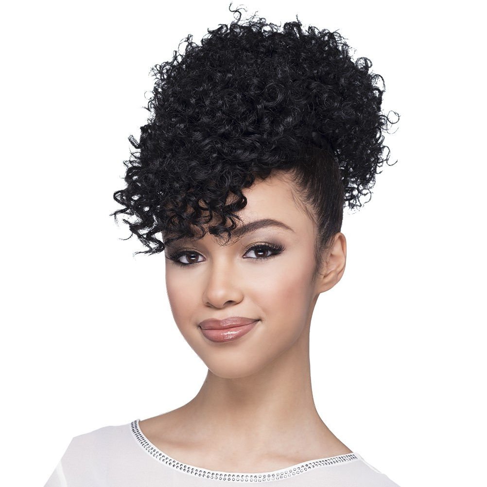 Vivica A. Fox Center Twisted Bun with Swept Bang New Futura Synthetic Hair - BPB-POP (613)