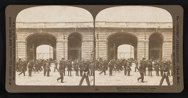 HistoricalFindings Foto: Plaza de Armas, Madrid, España 1907