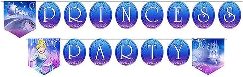 Hallmark Cartel de feliz cumpleaños de Cenicienta 'Sparkle' de plástico (1 unidad)