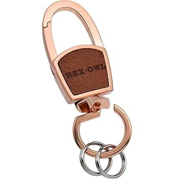 Amazon.co.jp: REX-OWL キーホルダー Wリング ワンタッチで