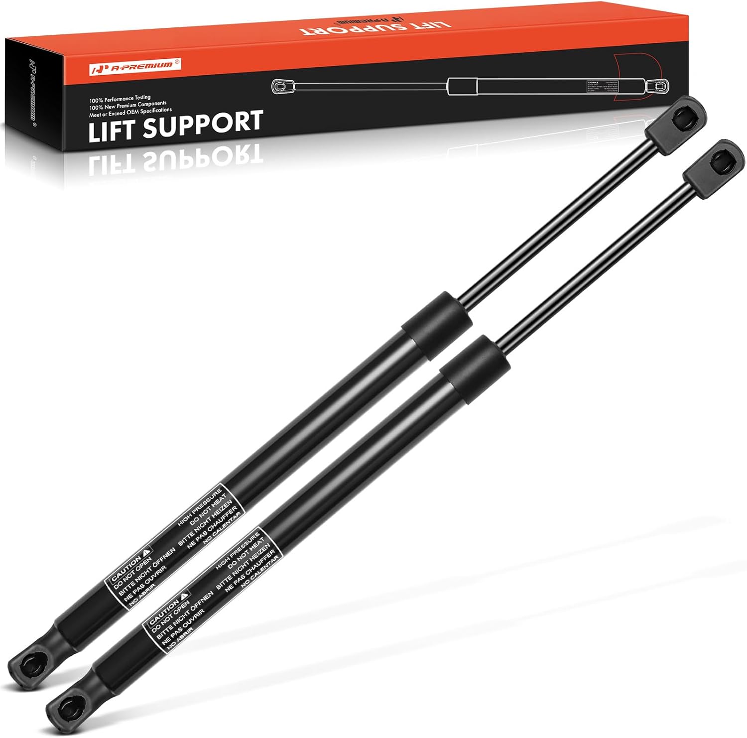 A-Premium Rear Tailgate Lift Supports Shock Struts Compatible with Hyundai Veracruz 2007-2012 (Without Power Liftgate) 2-PC Set