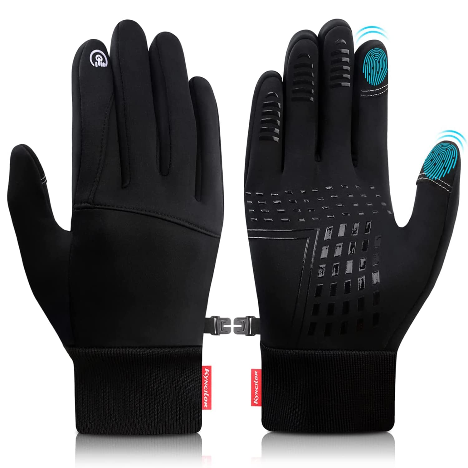 Afocuz Upgraded Winter Gloves Touchscreen Anti Slip Windproof Warm Gloves for Sport Outdoor Running Cycling Hiking Driving Climbing for Men & Women