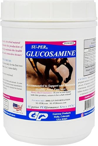 Miniatura 6 de Glucosamina C.S. Suplemento para articulaciones de caballo - Apoya articulaciones saludables y respuesta inflamatoria en caballos - Polvo con