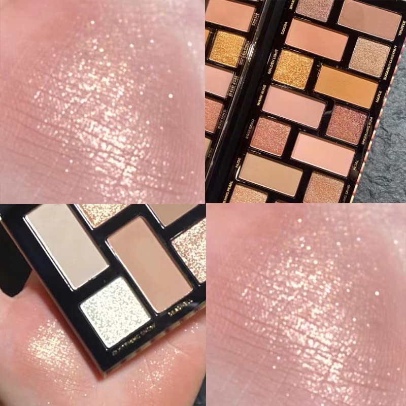 Palette di ombretti long lasting opachi e glitter miscelabili truccolo multi-uso per occhi viso Kit regalo cosmetici portatile principianti professionisti