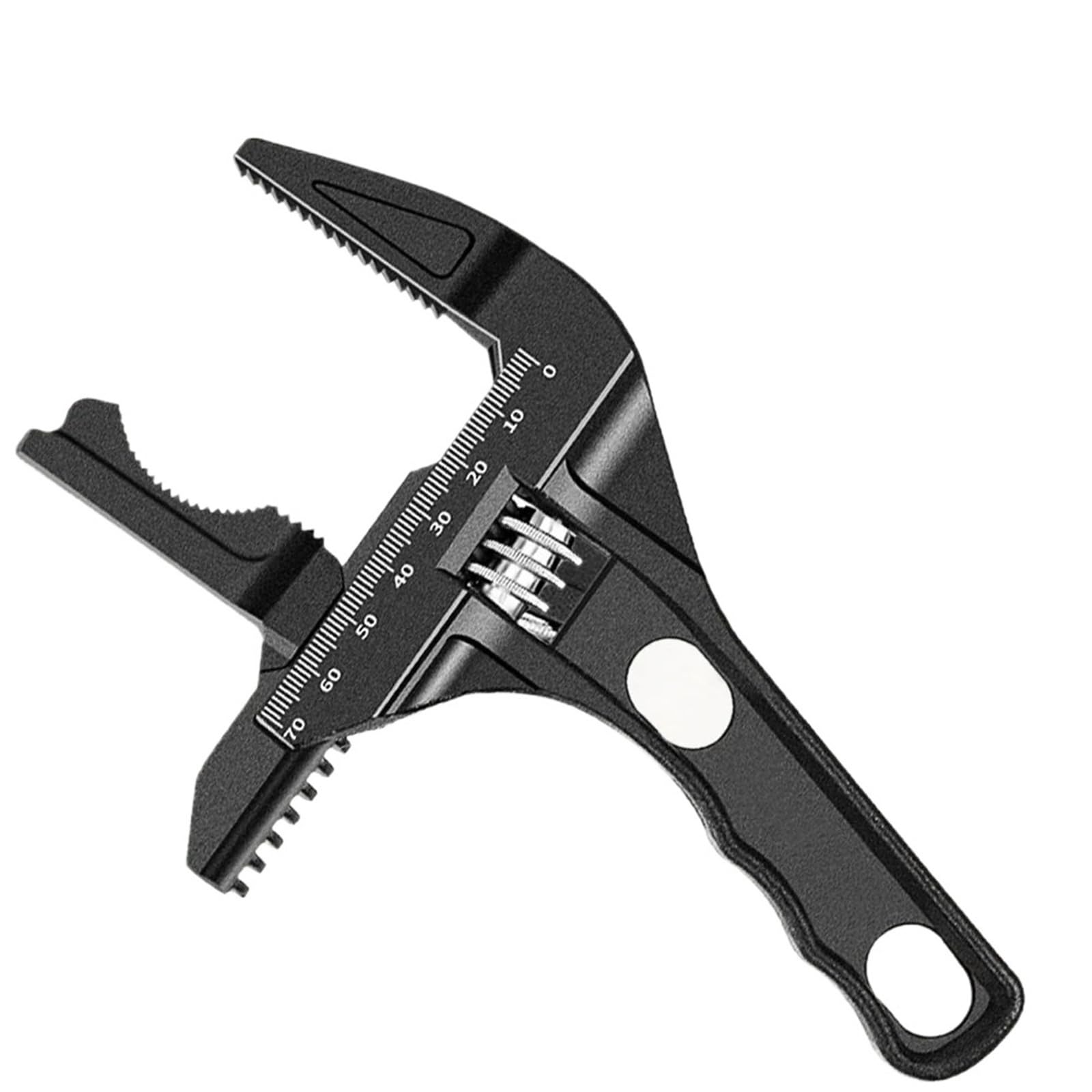 Rrypbovg 1Pcs Adjustable Wrench Adjustable Wrench Large Opening Bathroom Spanner Wrenches Wide Jaw Aluminum Alloy Shank Plumb