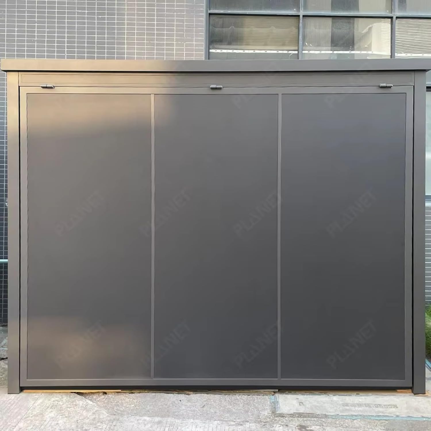 Modular Outdoor Kitchen with Folding Door, Weatherproof Full Set Outdoor BBQ Kitchen Pod for Summer Garden Patio