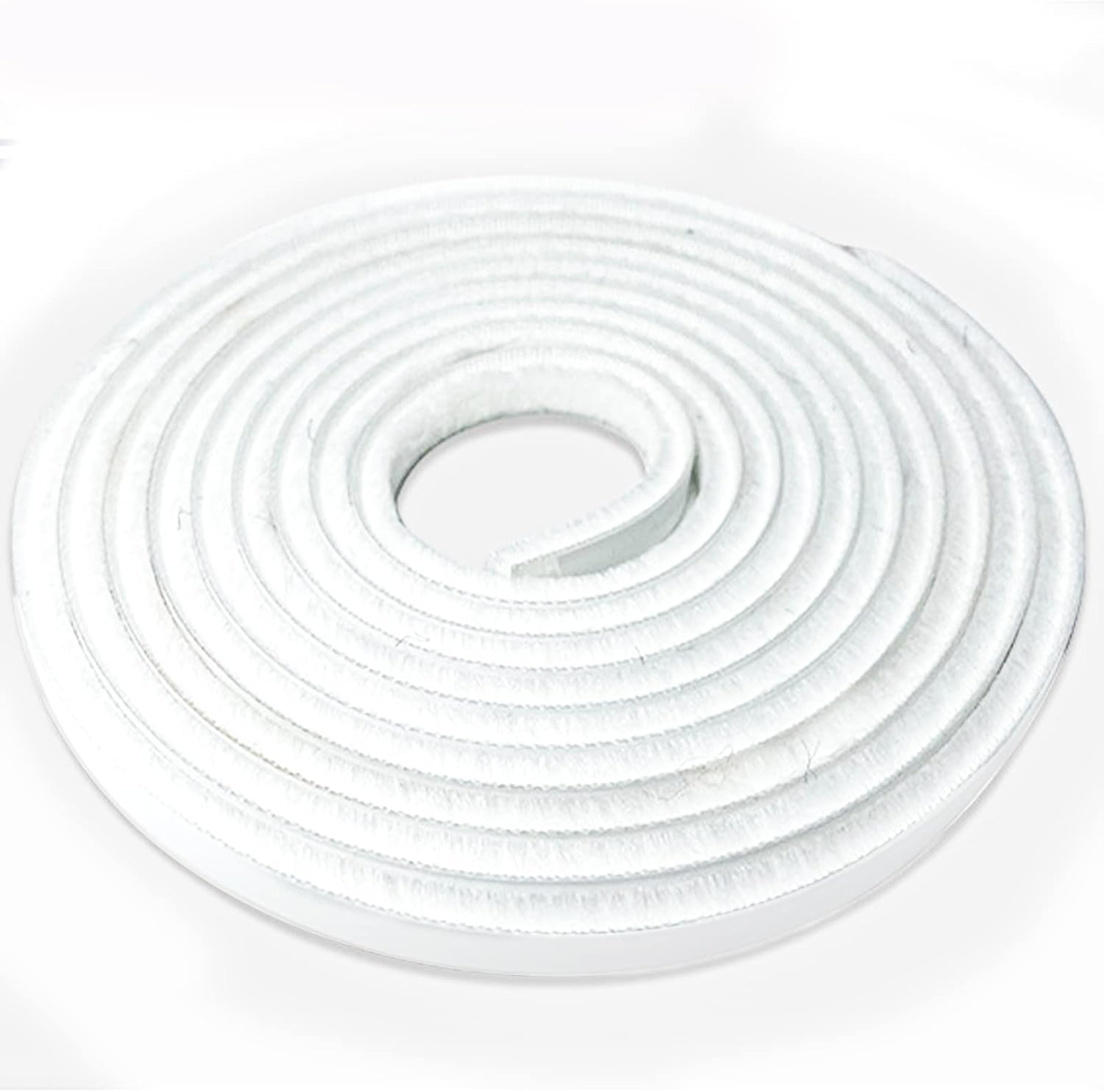 NAVK Draft Excluder Tape for Doors Windows, 5 m(L) x9 mm(W) x 9mm(T) SelfAdhesive Brush Seal