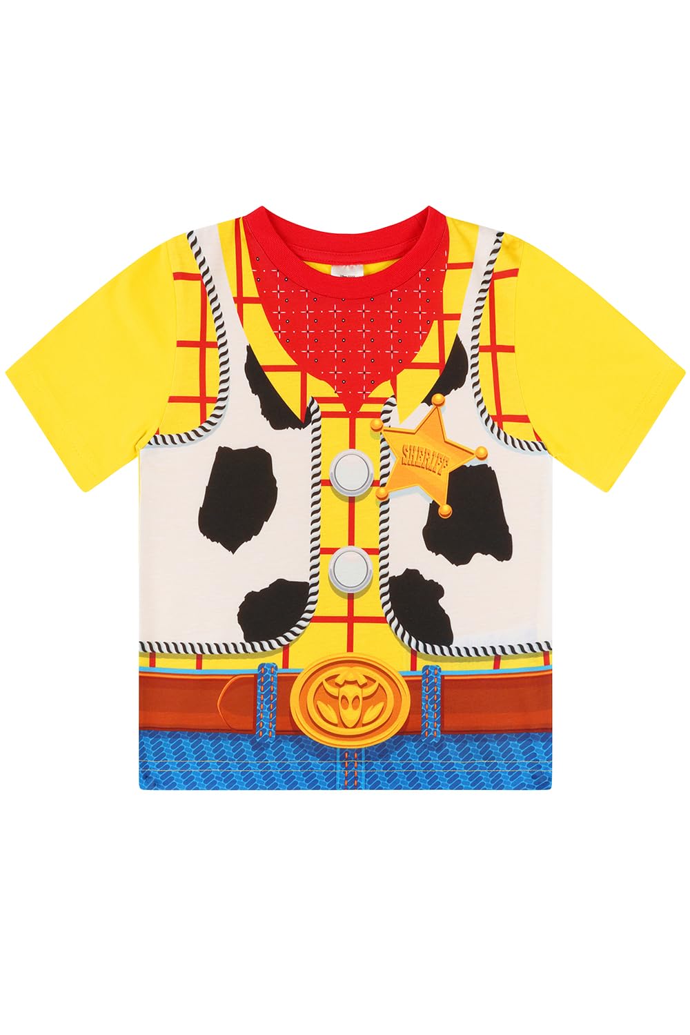 Disney Toy Story - Paquete de 3 camisetas para niños y niñas, diseño de Woody Buzz Lightyear