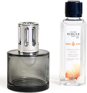 Lampe Berger Home Fragrance Lamp Diffuser - Model Aroma - 4.9 x 3.2 x 3.2 inches - Includes Fragrance Aroma - 250 milliliters - 8.45 Fluid Ounces (Aroma Energy)