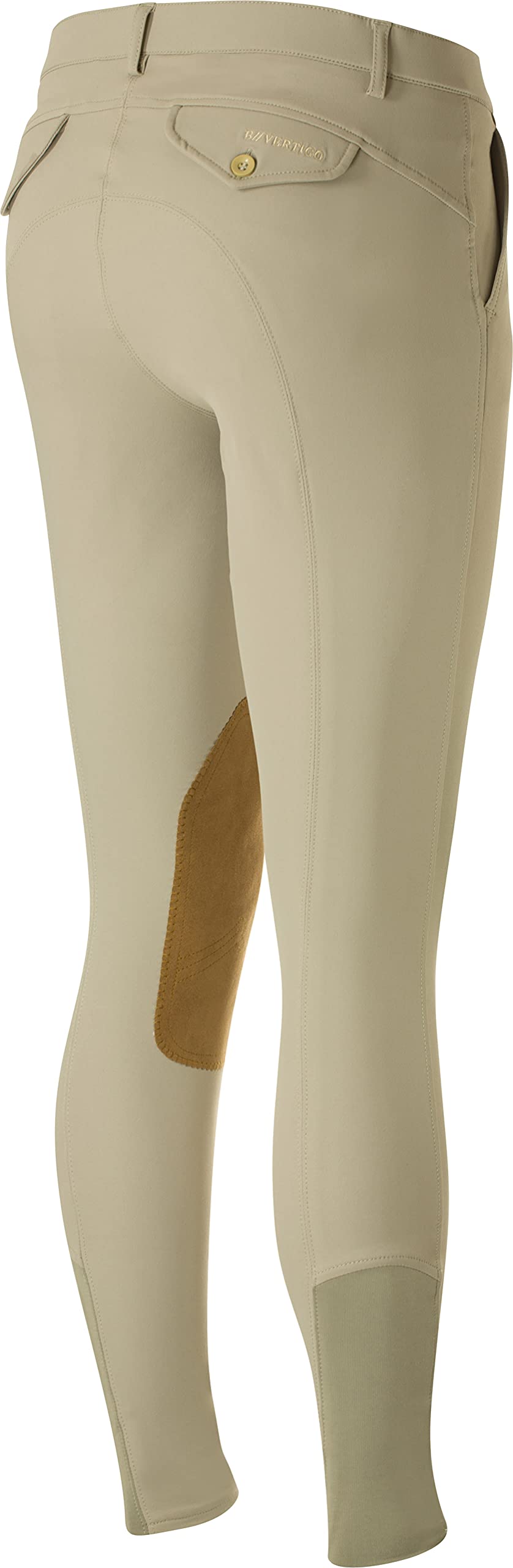 Mens Sander Hunter Knee Patch Breeches - Safari Brown - Ms 34