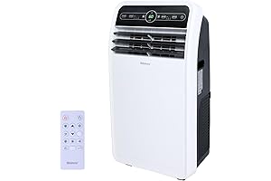 Shinco Portable Air Conditioner: 12,000 BTU Cooling Power for Rooms up to 400 sq.ft