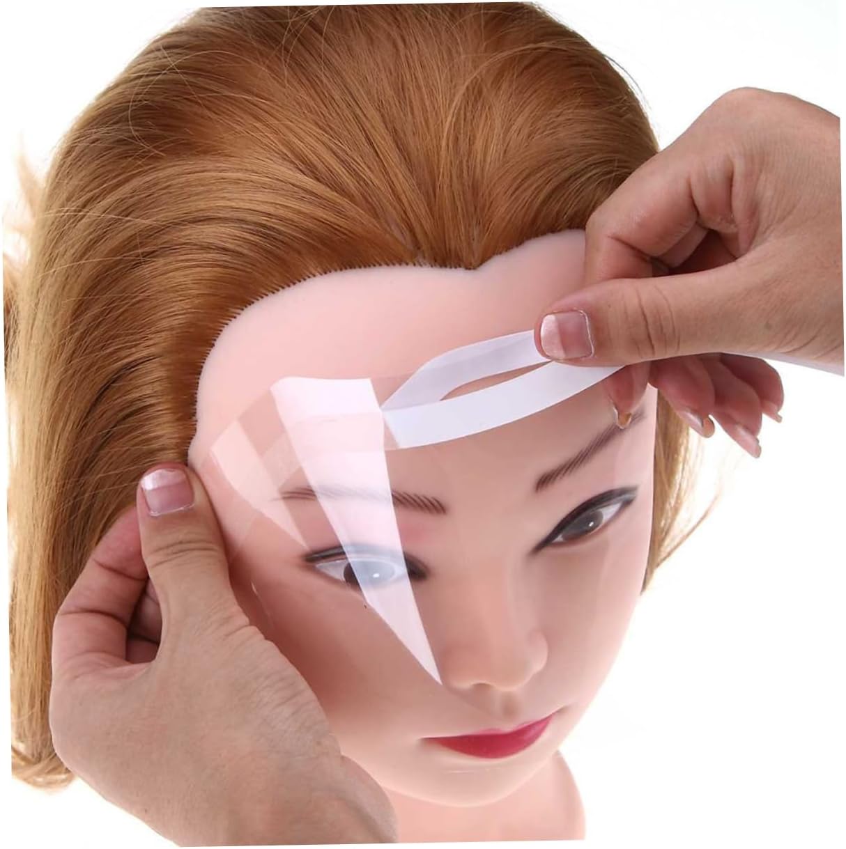 100pcs Hairdressing Tool Salon Hair Face Cover Eyeprotector Mask Salon Baffle Hair Cover for Face