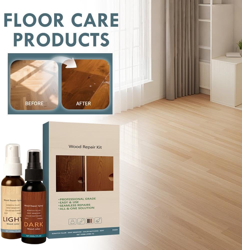 NuGrain Wood Repair Kit, Professional Floor Scratch Repair- Restores Scratch, Covers Nicks, Marks, Minor Defects,Restore a Finish for Wood (1pcs) - Image 9