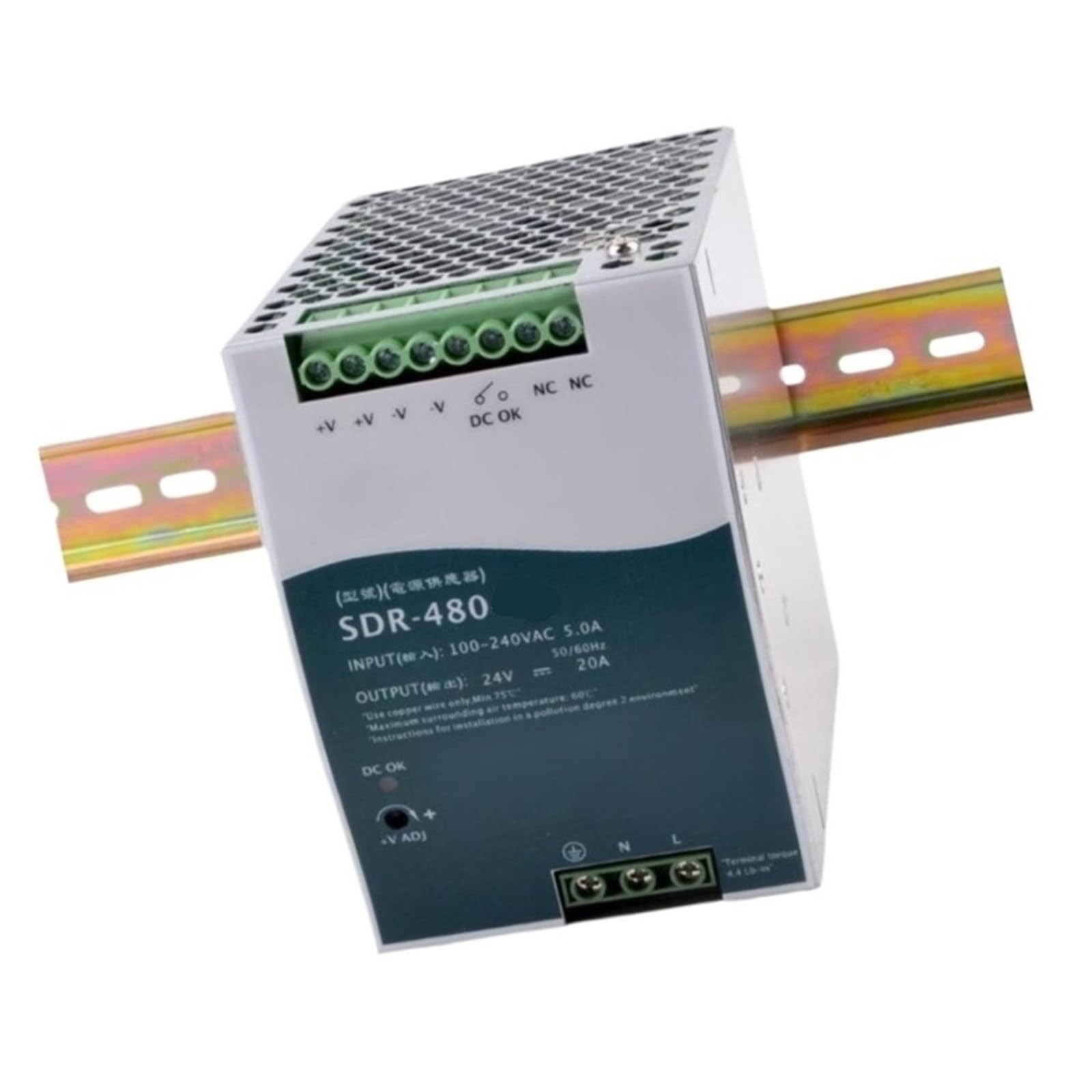 Alimentation SDR-480P-24 Rail DIN pour sécuriser vos automatismes