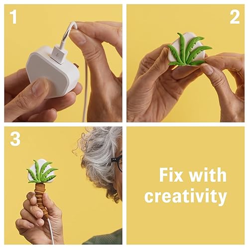 Miniatura 2 de Sugru Pegamento multiusos moldeable para fijación y fabricación creativa, paquete de 3, negro, blanco y gris, 3 piezas