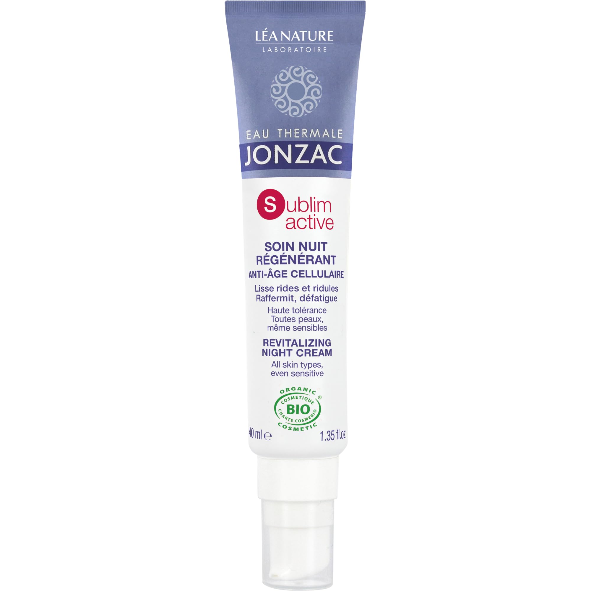 Water Thermal Jonzac®| Sublimaktywna rutyna do twarzy - Wygładzający bogaty krem (40 ml) + regenerująca pielęgnacja na noc (40 ml) | Gładkie zmarszczki i drobne linie | ujędrnia skórę | 99%