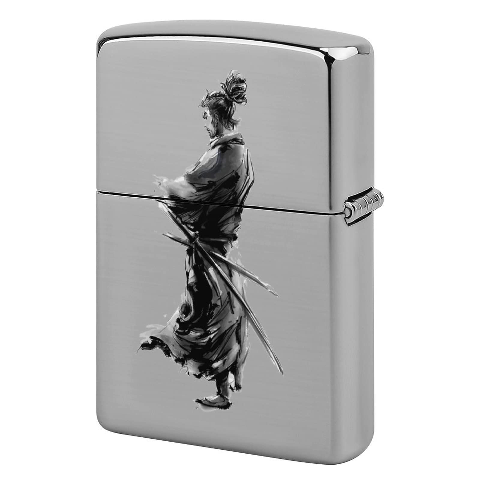 Amazon.co.jp: Zippoライター兼用ケース メンズ 和風 武士 超カッコ 