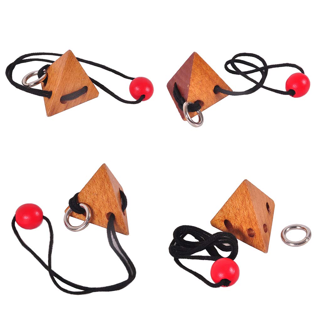 KelaTSI 3D Rope String Wood Topology Adults Kids Brain Teaser Puzzle kelatsi-3d-rope-string-wood-topology-adults-kids-brain-teaser-puzzle