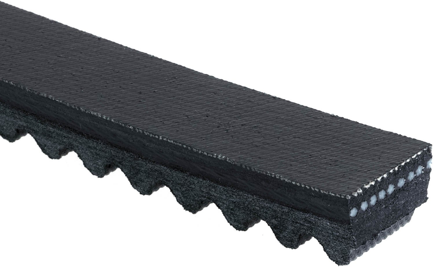 Courroie ACDelco T28649 crantée à haute résistance thermique pour moteur de bus - 4
