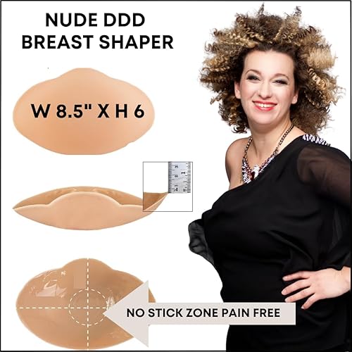 Miniatura 2 de Moldeadores de senos desnudos para mujer, talla DDD, desnudoDDD, Desnudo