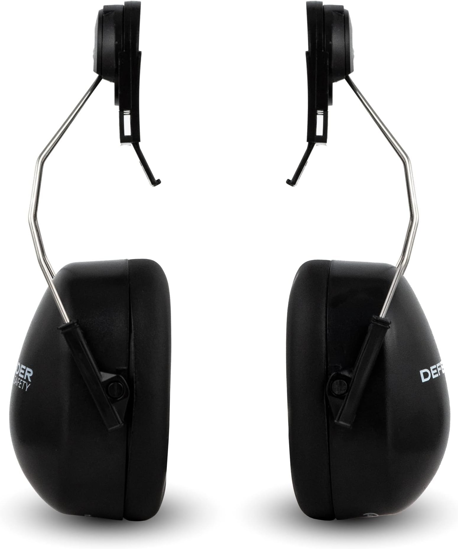 Helmet Attachable Ear Muffs, 24dB ANSI Ear Protection for Construction with Hard Hat Mounting Adaptors. Fits all H-Series Helmets as Well as Most Other Hard Hats