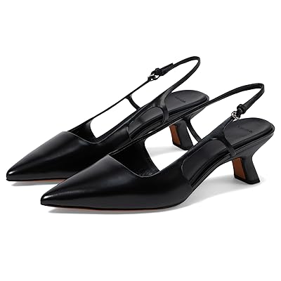 Vince Bianca Pointed Toe Kitten Heel Slingback High Women