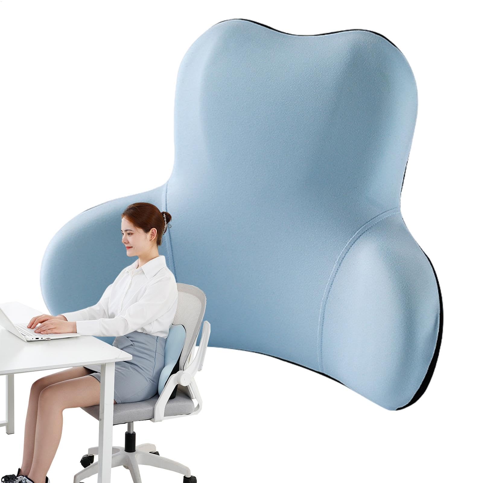 Coussin en mousse de soutien lombaire ergonomique contre le mal de dos en voiture