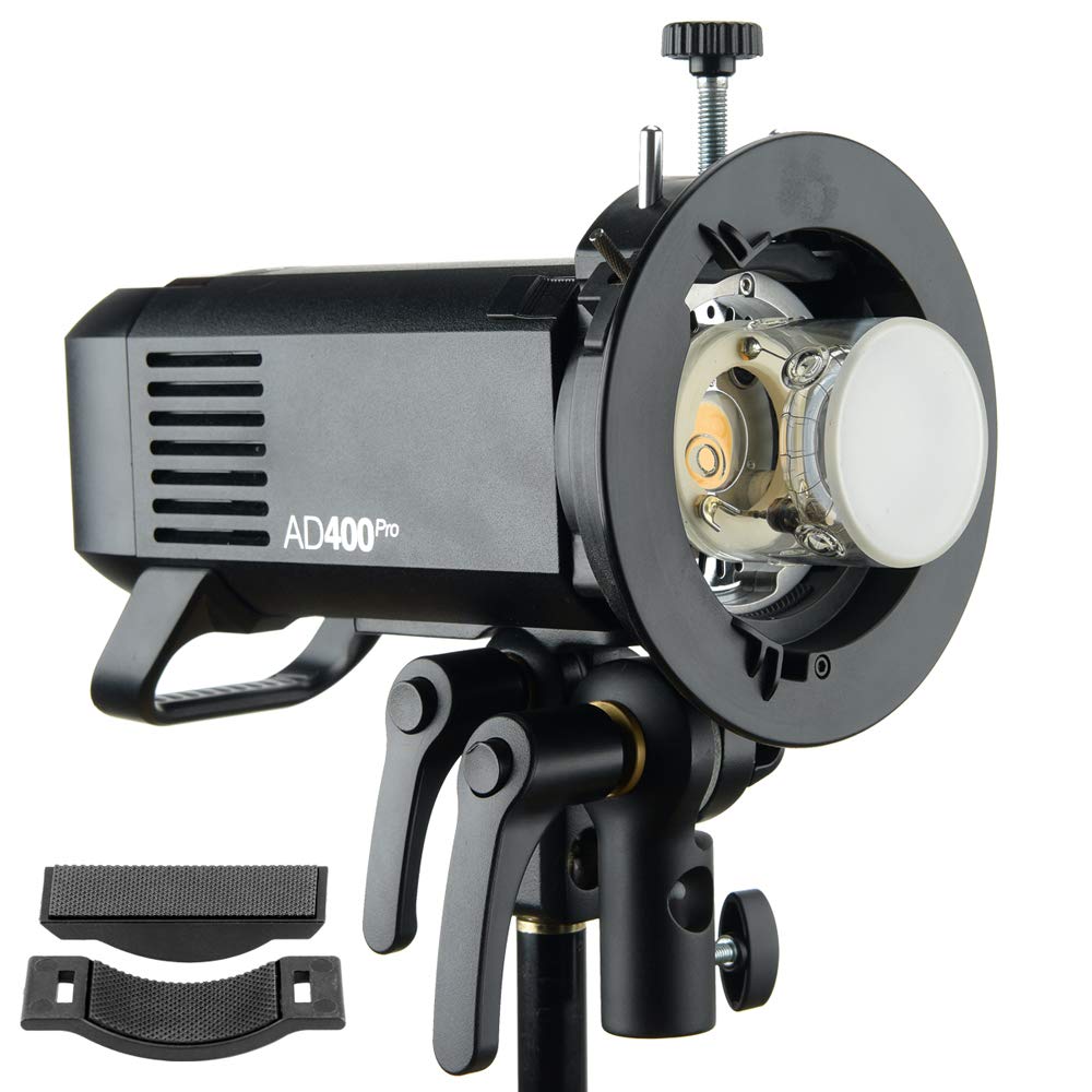 Godox SGUV6060 Kit de Accesorios para Flash Incluye Soporte Speedlite S2 y Softbox para Flash de Cabeza Redonda y Cuadrada de Godox AD400PRO, V1, AD200, V860II Series, TT685 Series, TT350 Series, etc