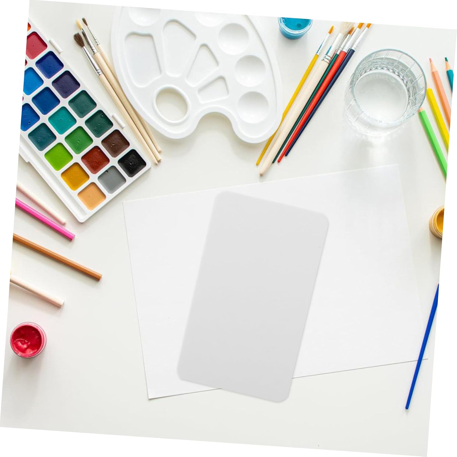 DOITOOL 500pcs Blank Note Cards for Crafting Memo Writing and Study Paper for Creative Projects Portable for Easy Storage and Use