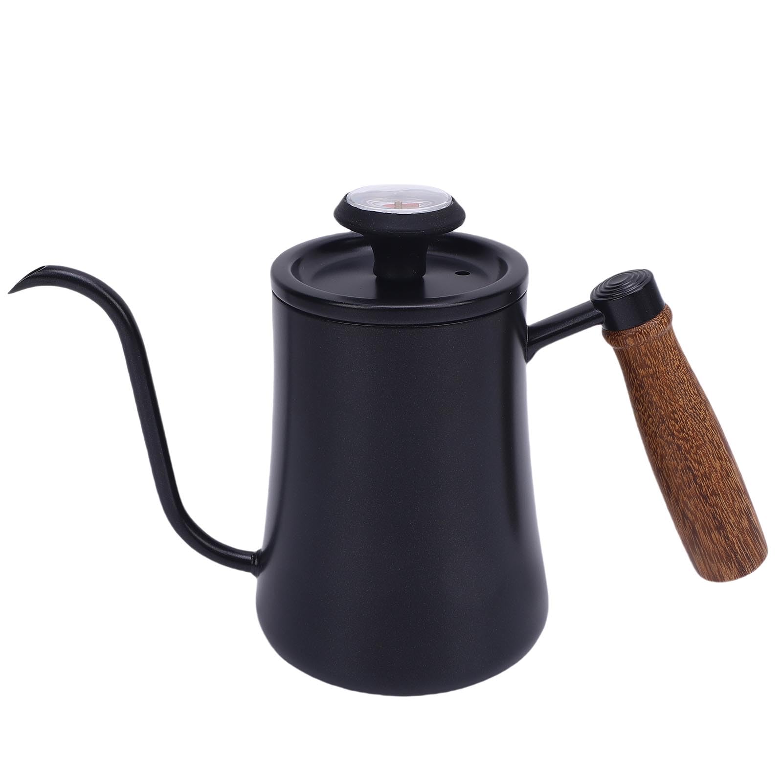 Bouilloire à verser pour un rituel slow coffee matinal réussi avec thermomètre de précision