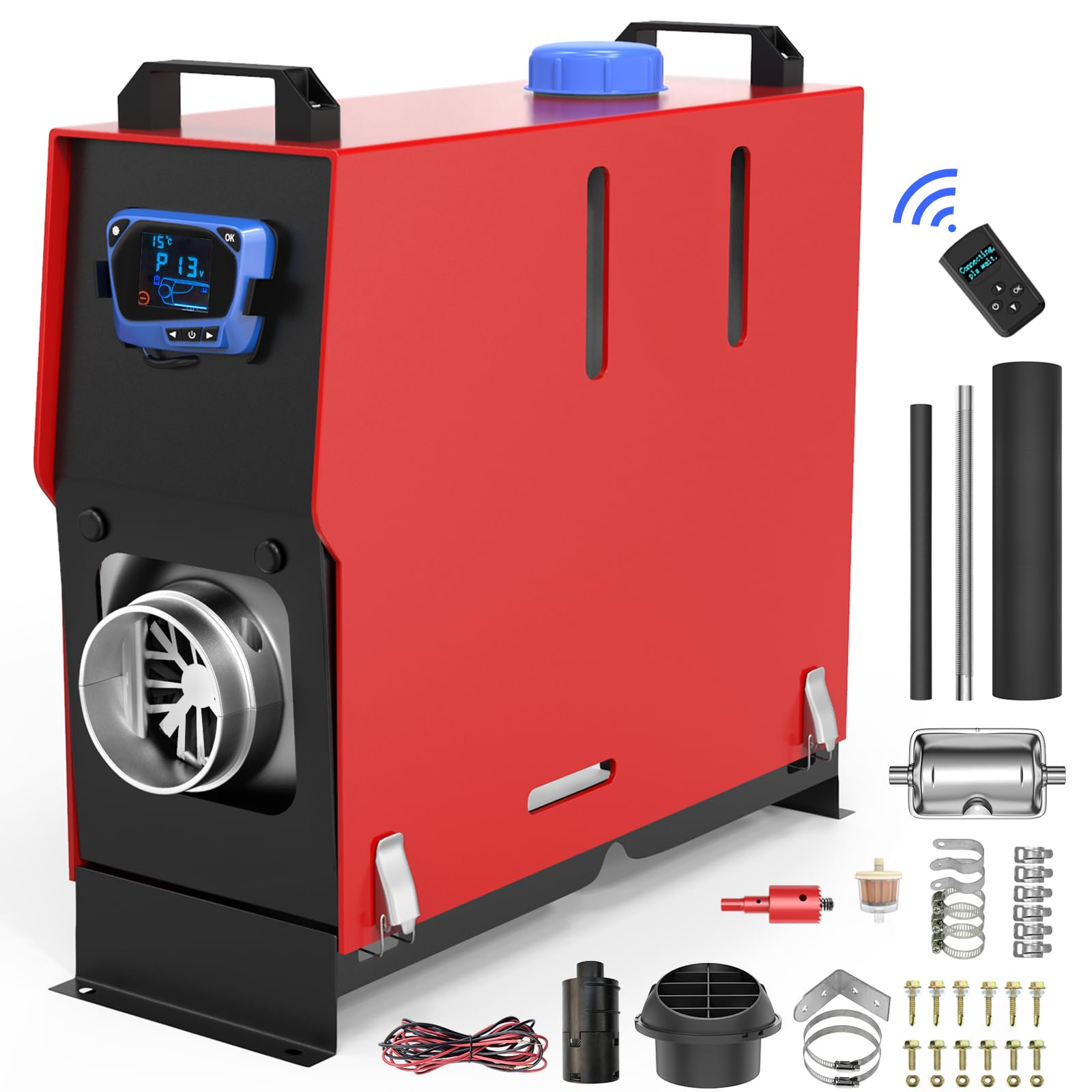 IMAYCC Diesel Heater 8KW All-in-One Diesel Air Heater 12V with LCD Switch & Remote Control Temperature for Trucks Car Boat Caravan SUV RV Diesel Heater Used for Car Boats Truck Motorhome