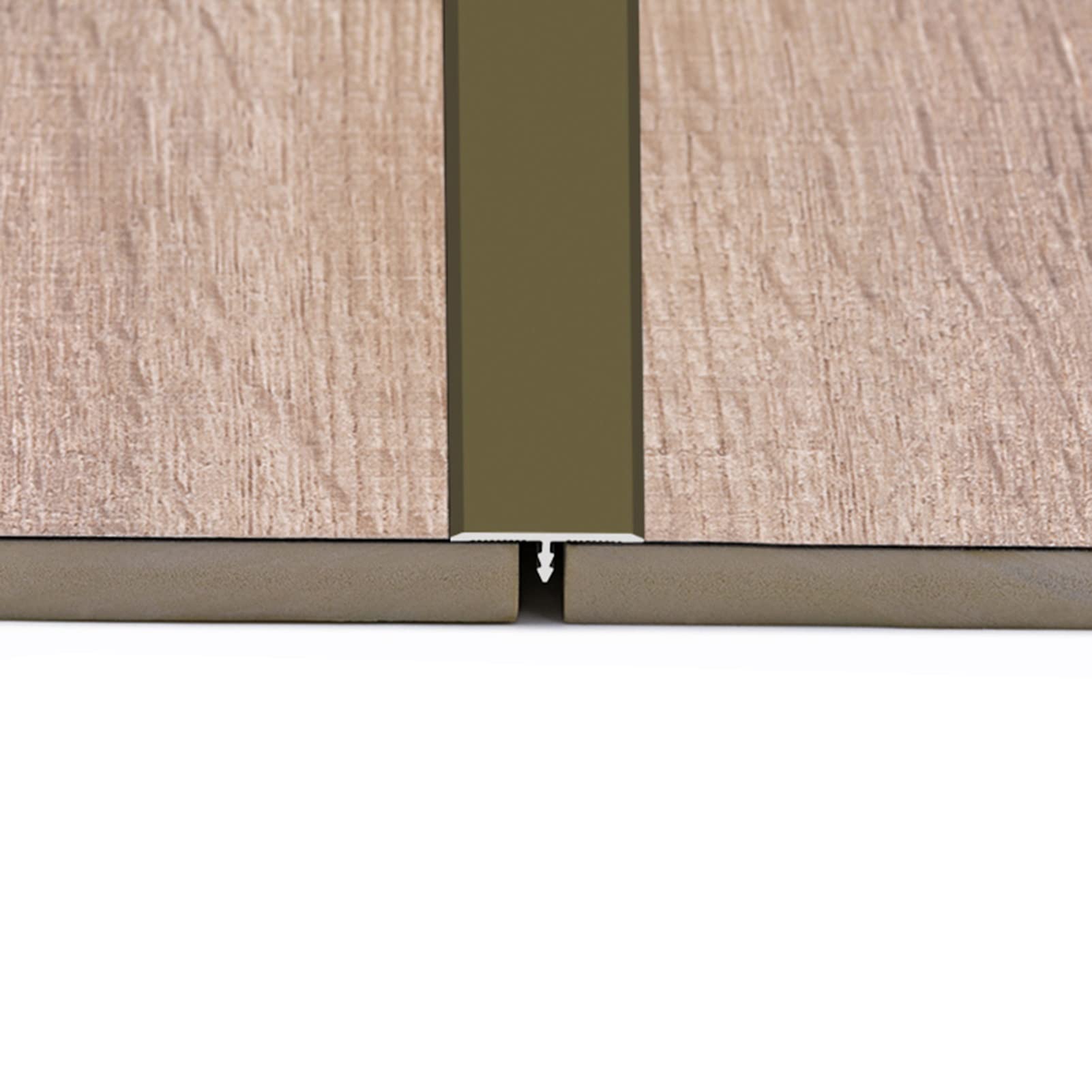 Barre de seuil de transition souple pour sol en vinyle et dalle de carrelage