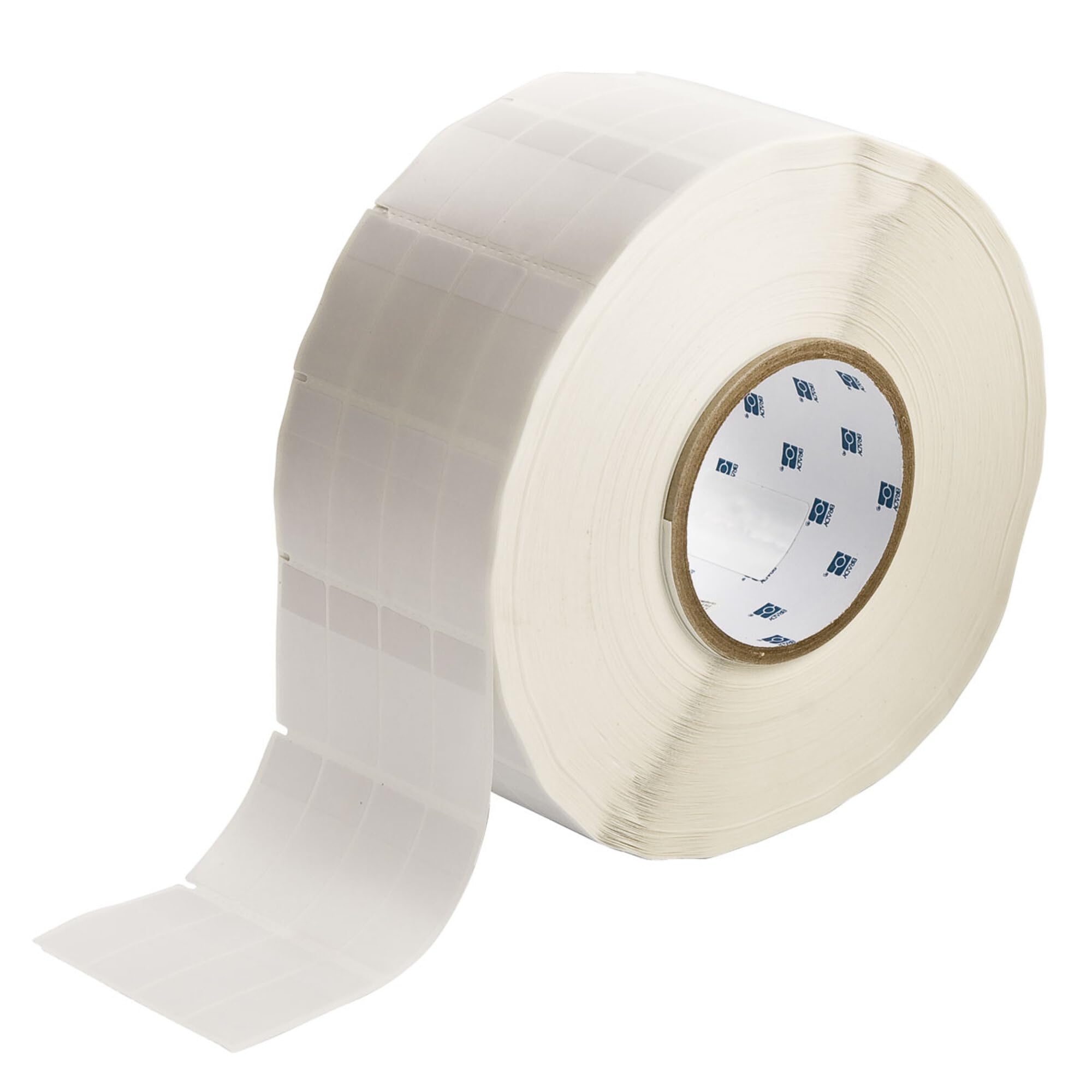 Etichette in vinile autolaminanti, 4,4 cm H x 1,9 cm W trasparente/bianco rotolo da 10000