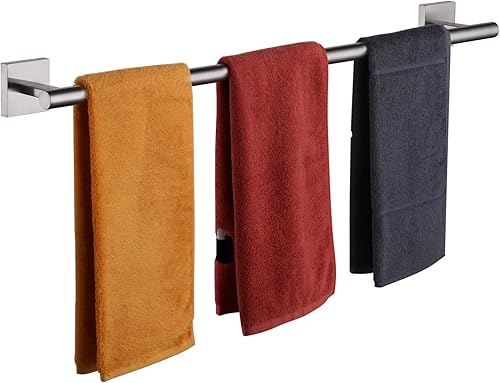 Miniatura 25 de KOKOSIRI Toallero de Barras de Toallas de Baño Negro Mate 61 cm Soporte de Toallas de Baño para Gabinete de Cocina de Acero Inoxidable B4005BK-L24