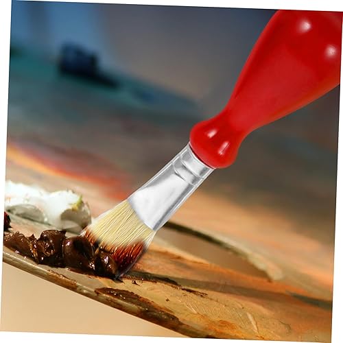 Miniatura 6 de Pinceles profesionales de pintura al óleo 6pcs pinceles de pintura de Sable para dibujar mango fácil de agarrar