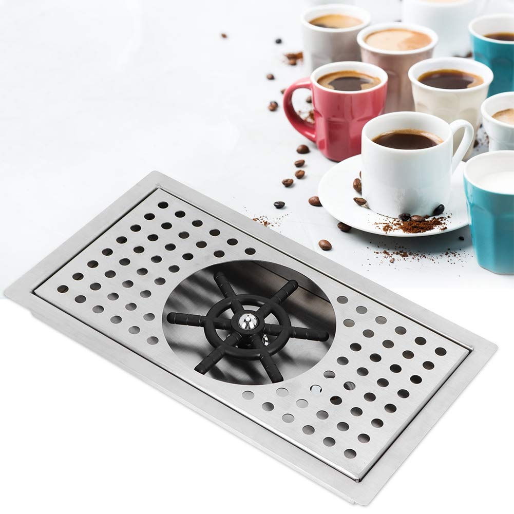 Fdit 304 Limpiador de tazas de té de leche de acero inoxidable Limpiador de vidrio G1 / 2in (114 mm)
