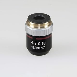 Vision Scientific VBO-C16B DIN Achromatic Black Objective Lens Bundle (4X, 10X, 40X, 100X, 20X, 60X Magnification)