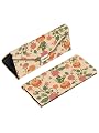 Kalankit Foldable Sunglass Cover | Vegan Leather Eyeglass Case for Women & Men | Lightweight Spectacle Holder Glasses Po